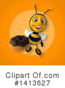 Male Bee Clipart #1413627 by Julos