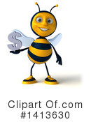 Male Bee Clipart #1413630 by Julos