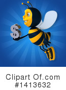 Male Bee Clipart #1413632 by Julos