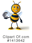 Male Bee Clipart #1413642 by Julos