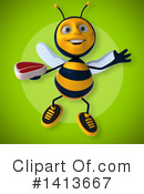 Male Bee Clipart #1413667 by Julos