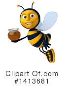 Male Bee Clipart #1413681 by Julos