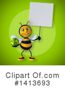 Male Bee Clipart #1413693 by Julos
