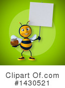 Male Bee Clipart #1430521 by Julos