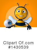 Male Bee Clipart #1430539 by Julos