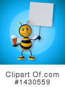 Male Bee Clipart #1430559 by Julos