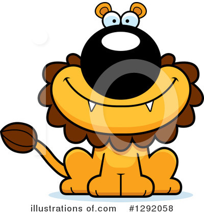 Royalty-Free (RF) Male Lion Clipart Illustration by Cory Thoman - Stock Sample #1292058