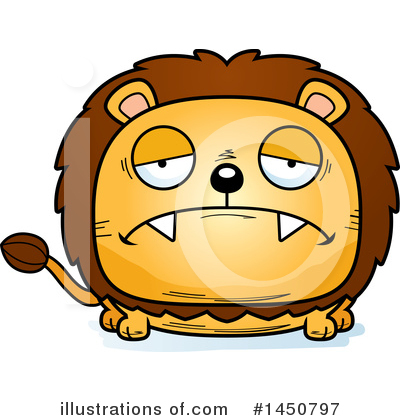 Royalty-Free (RF) Male Lion Clipart Illustration by Cory Thoman - Stock Sample #1450797
