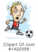 Male Soccer Player Clipart #1422058 by Cory Thoman