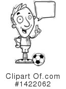 Male Soccer Player Clipart #1422062 by Cory Thoman