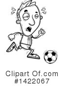 Male Soccer Player Clipart #1422067 by Cory Thoman