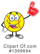 Male Softball Clipart #1399694 by Hit Toon