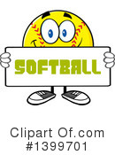 Male Softball Clipart #1399701 by Hit Toon