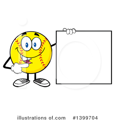 Royalty-Free (RF) Male Softball Clipart Illustration by Hit Toon - Stock Sample #1399704