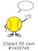Male Softball Clipart #1409746 by Hit Toon