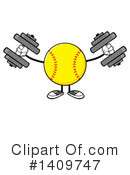 Male Softball Clipart #1409747 by Hit Toon