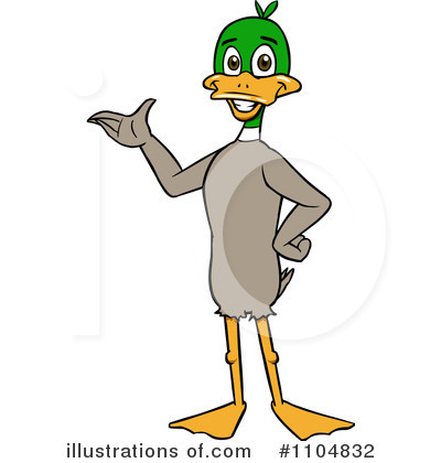Mallard Duck Clipart #1104832 by Cartoon Solutions