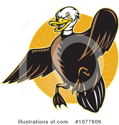 Royalty-Free (RF) Mallard Duck Clipart Illustration by patrimonio - Stock Sample #1077606