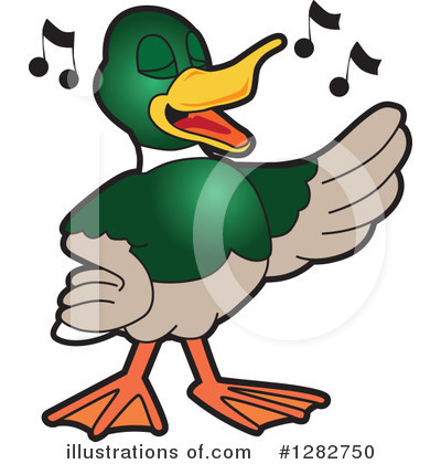 Royalty-Free (RF) Mallard Duck Clipart Illustration by Mascot Junction - Stock Sample #1282750