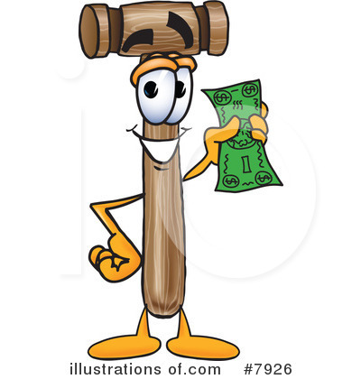 Royalty-Free (RF) Mallet Clipart Illustration by Mascot Junction - Stock Sample #7926