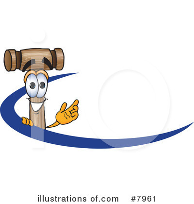 Royalty-Free (RF) Mallet Clipart Illustration by Mascot Junction - Stock Sample #7961
