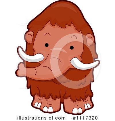 Royalty-Free (RF) Mammoth Clipart Illustration by BNP Design Studio - Stock Sample #1117320