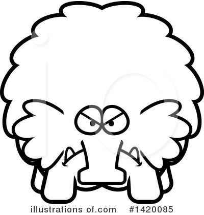 Mammoth Clipart #1420085 by Cory Thoman