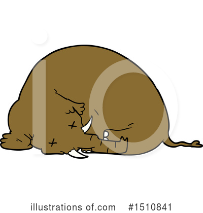 Royalty-Free (RF) Mammoth Clipart Illustration by lineartestpilot - Stock Sample #1510841