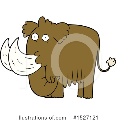 Woolly Mammoth Clipart #1527121 by lineartestpilot
