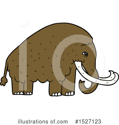 Woolly Mammoth Clipart #1527123 by lineartestpilot