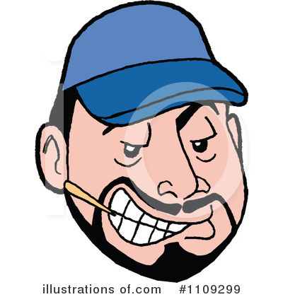 Royalty-Free (RF) Man Clipart Illustration by LaffToon - Stock Sample #1109299