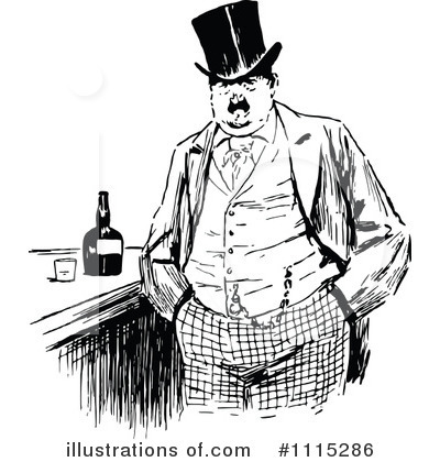 Royalty-Free (RF) Man Clipart Illustration by Prawny Vintage - Stock Sample #1115286