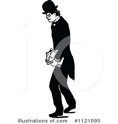 Royalty-Free (RF) Man Clipart Illustration by Prawny Vintage - Stock Sample #1121095