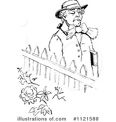 Royalty-Free (RF) Man Clipart Illustration by Prawny Vintage - Stock Sample #1121588