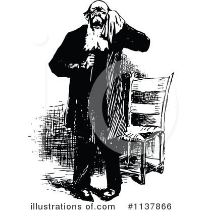 Royalty-Free (RF) Man Clipart Illustration by Prawny Vintage - Stock Sample #1137866