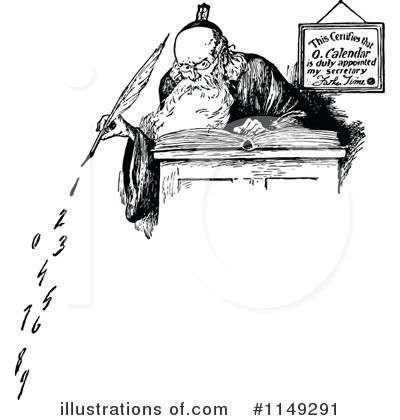 Royalty-Free (RF) Man Clipart Illustration by Prawny Vintage - Stock Sample #1149291