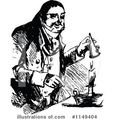 Royalty-Free (RF) Man Clipart Illustration by Prawny Vintage - Stock Sample #1149404