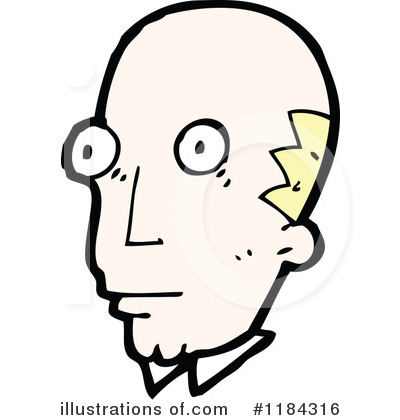Bald Man Clipart #1184316 by lineartestpilot