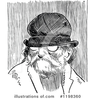 Royalty-Free (RF) Man Clipart Illustration by Prawny Vintage - Stock Sample #1198360