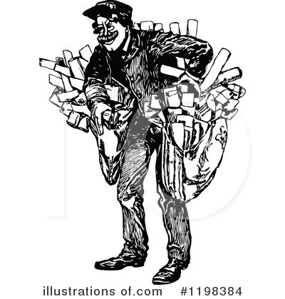 Royalty-Free (RF) Man Clipart Illustration by Prawny Vintage - Stock Sample #1198384