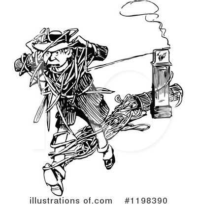 Royalty-Free (RF) Man Clipart Illustration by Prawny Vintage - Stock Sample #1198390