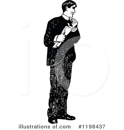 Royalty-Free (RF) Man Clipart Illustration by Prawny Vintage - Stock Sample #1198437
