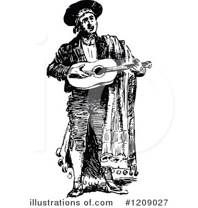 Royalty-Free (RF) Man Clipart Illustration by Prawny Vintage - Stock Sample #1209027