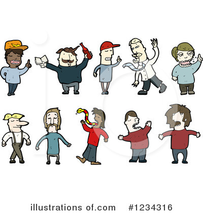 Royalty-Free (RF) Man Clipart Illustration by lineartestpilot - Stock Sample #1234316