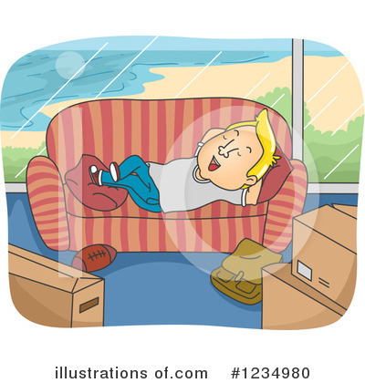 Couch Clipart #1234980 by BNP Design Studio