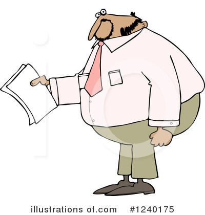 Royalty-Free (RF) Man Clipart Illustration by djart - Stock Sample #1240175