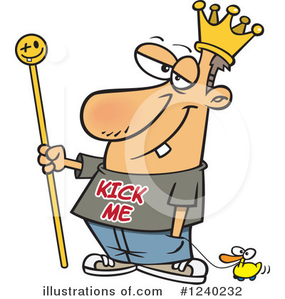 Royalty-Free (RF) Man Clipart Illustration by toonaday - Stock Sample #1240232