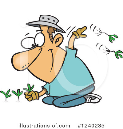 Yard Work Clipart #1240235 by toonaday