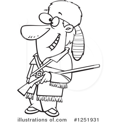 Frontiersman Clipart #1251931 by toonaday