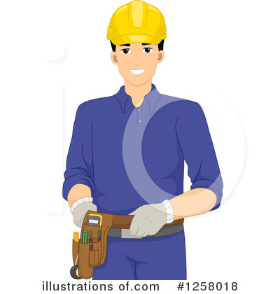Construction Worker Clipart #1258018 by BNP Design Studio